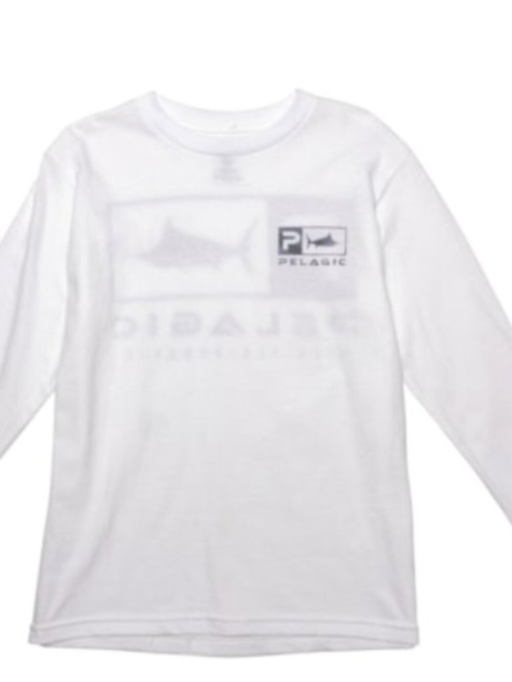 Pelagic Big Boys Icon Open Season Camo Basic T-Shirt - Long Sleeve, Medium